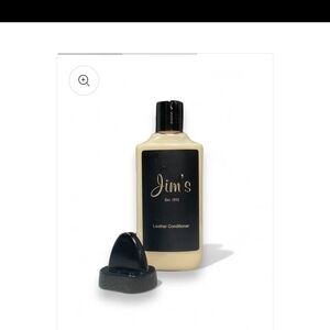 The Famous Jim's Leather Conditioner Cream For Lambskin And Other Leathers. 4 OZ